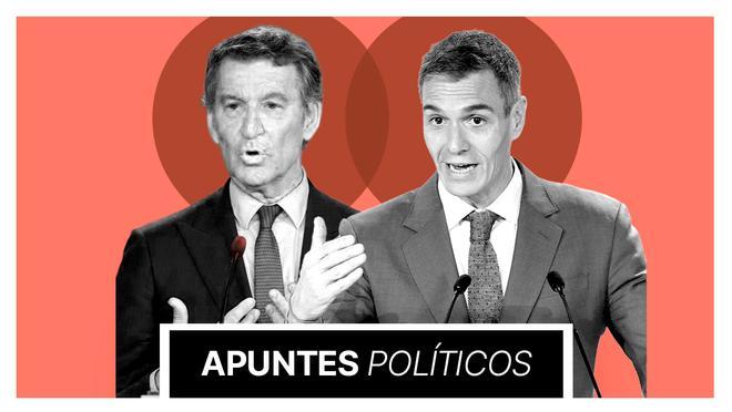 Sánchez no deja caer a nadie más; Feijóo compra el lío de Vox