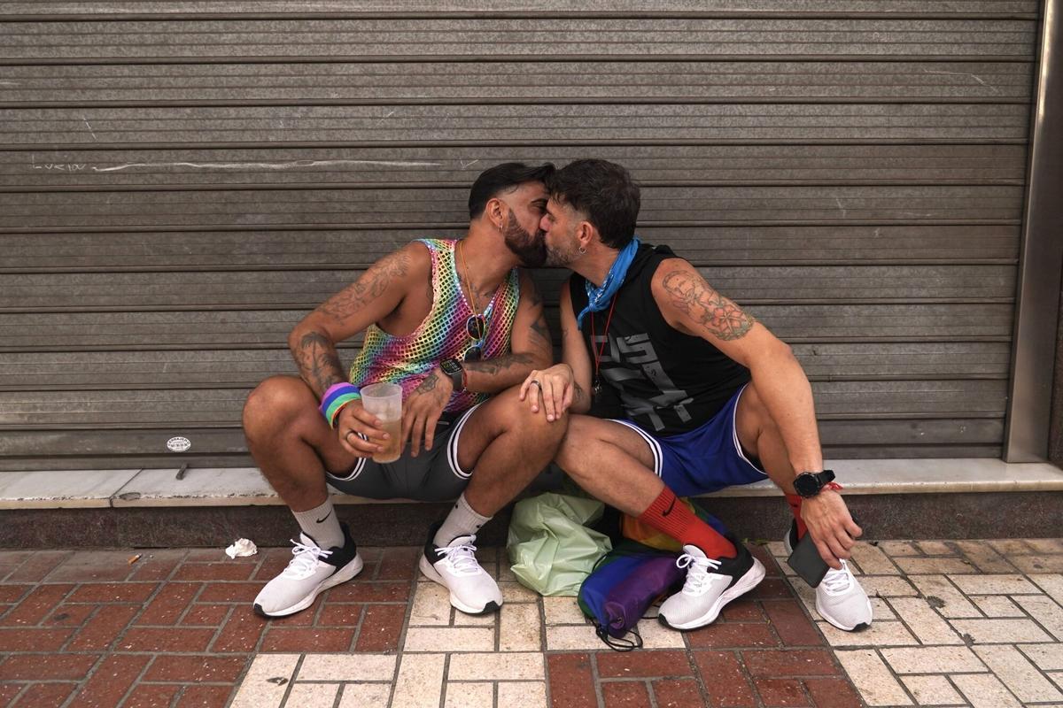 Celebración de la Pride, marcha del Orgullo en Torremolinos