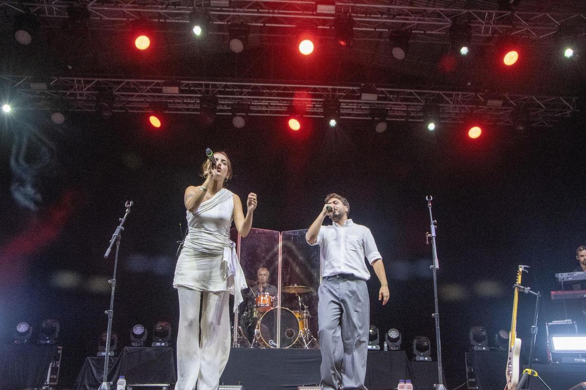 El grup Ginestà durant un concert al Festival Porta Ferrada de Sant Feliu de Guíxols
