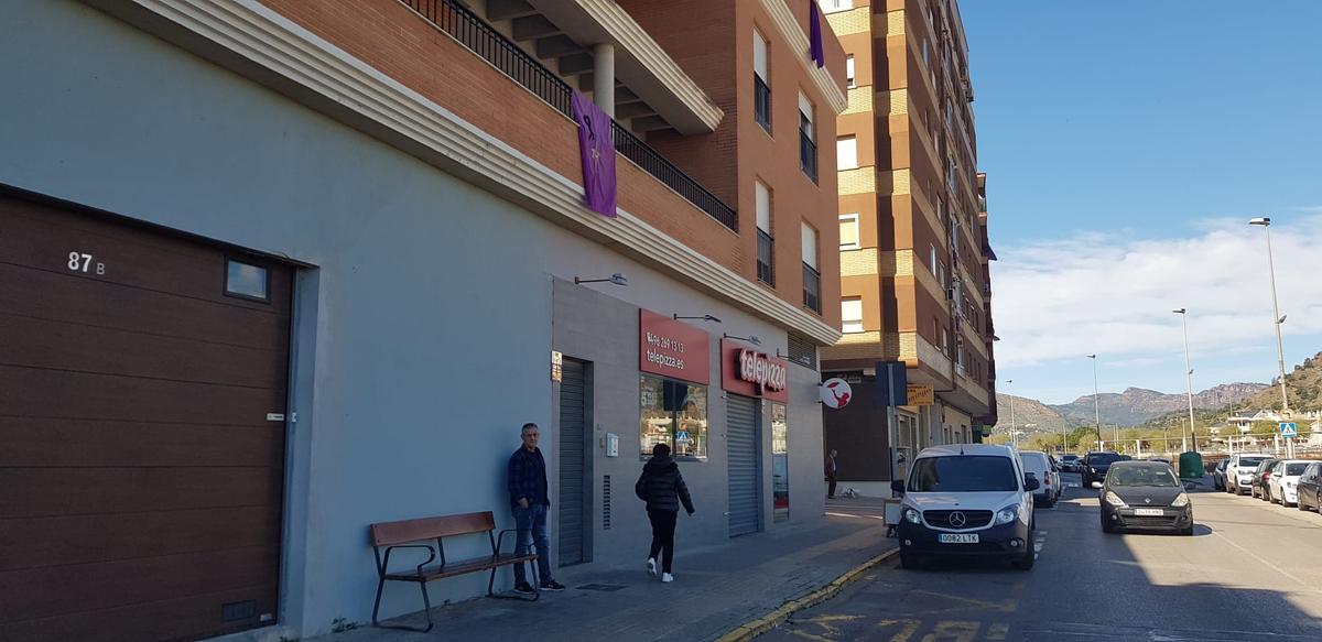 La reivindicación de la igualdad desde los balcones de Sagunt se diversifica