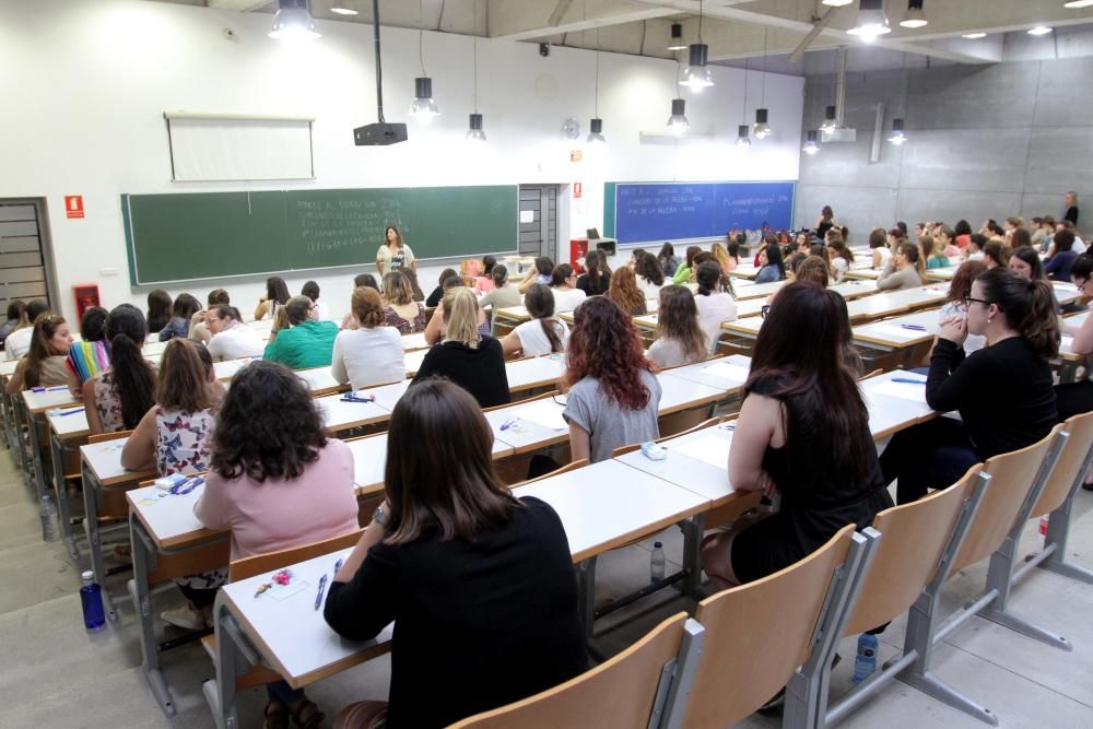 Aspirantes en uno de los tribunales de Cartagena