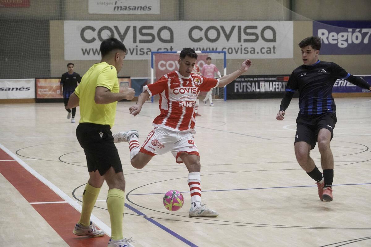 David Lozano ha inaugurat el marcador de l'equip manresà a Ibi