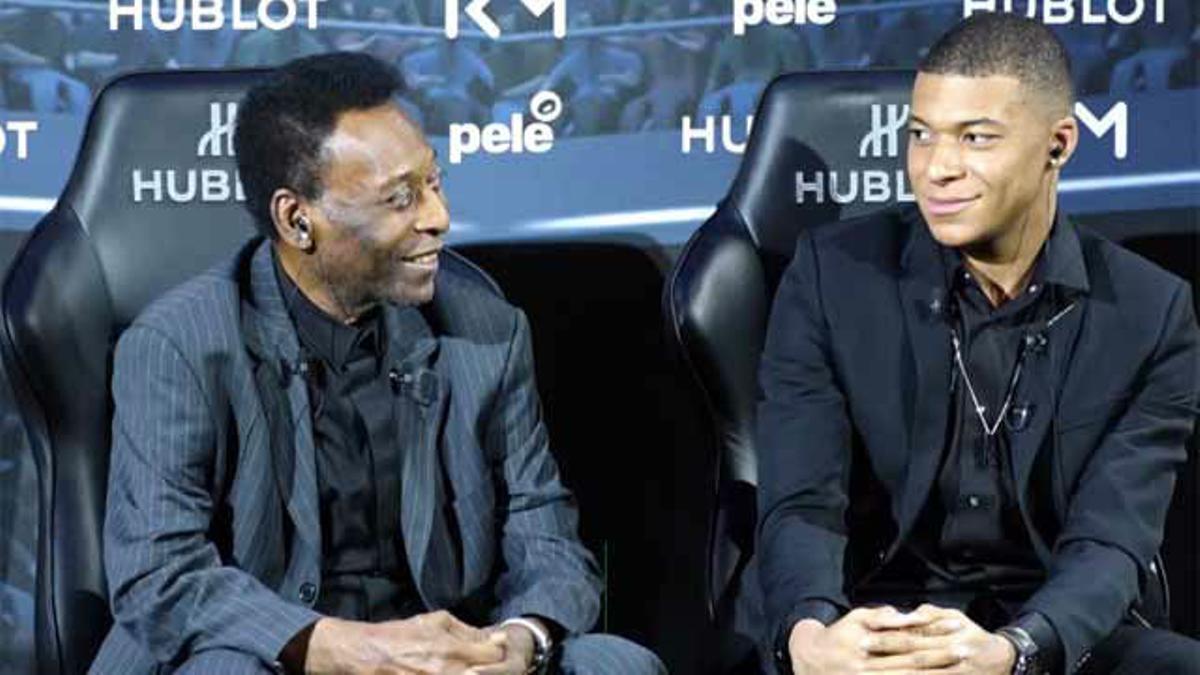 Pelé: "Me hubiera gustado jugar con Mbappé"