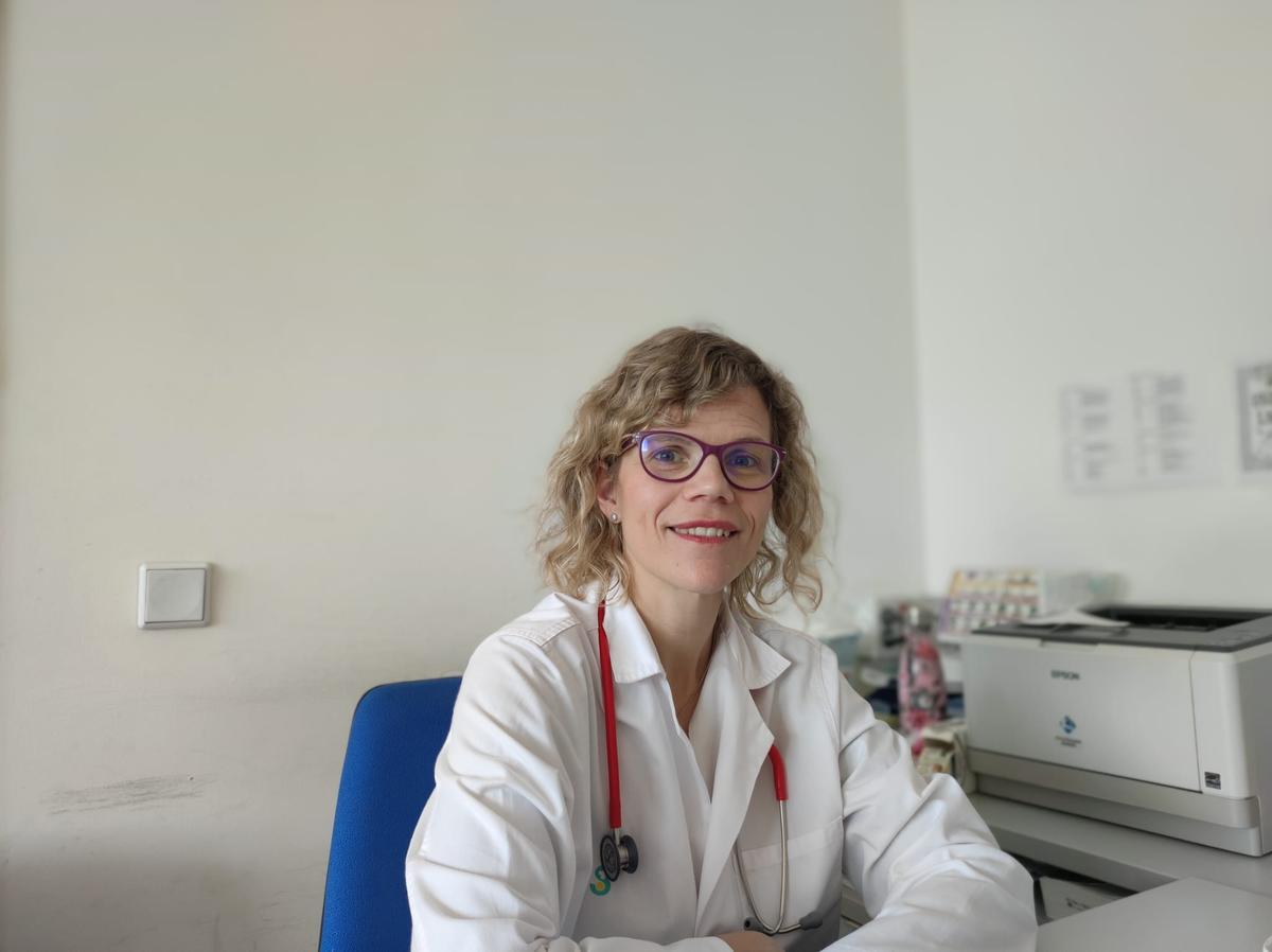 La doctora Eva Ximénez, pediatra de Atención Primaria en Guadalajara