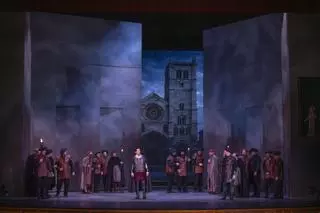 Ensayo general de Simón Boccanegra, tercer título de la 59º temporada de ópera de Las Palmas de Gran Canaria