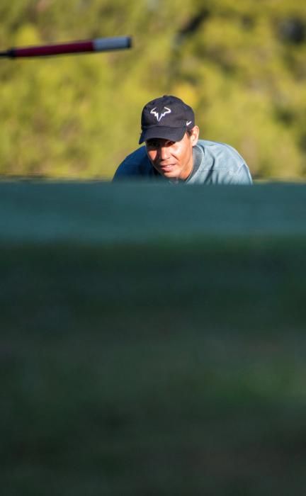 Rafa Nadal en el Abierto de Baleares de Golf