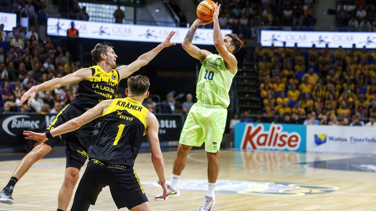 Lapro fue el mejor azulgrana en el Santiago Martín