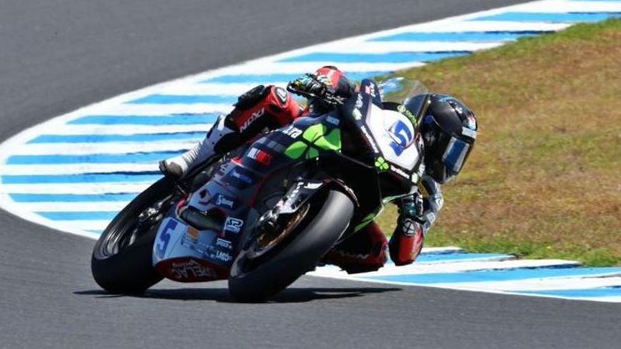 Espectacular podio de Masià en Portimao para ponerse líder del Mundial de Supersport