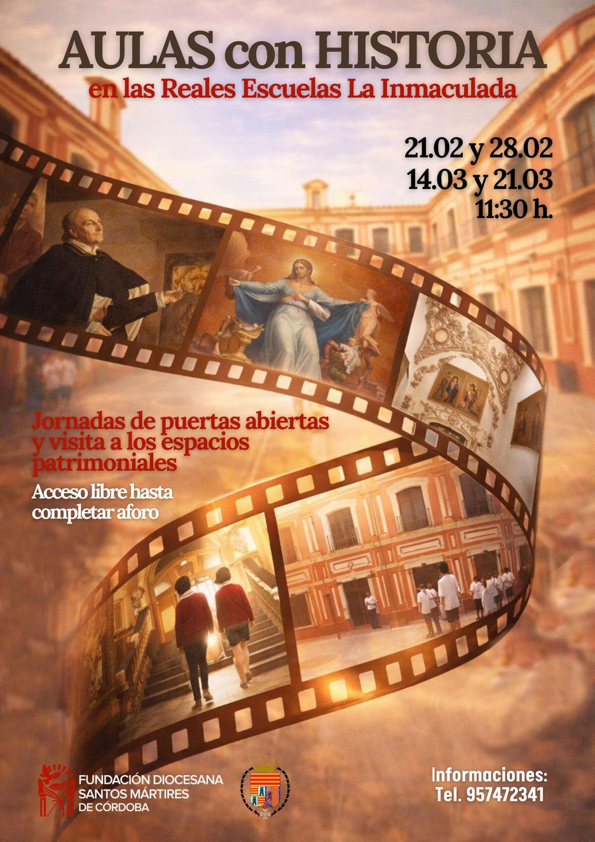 Cartel de reales escuelas.