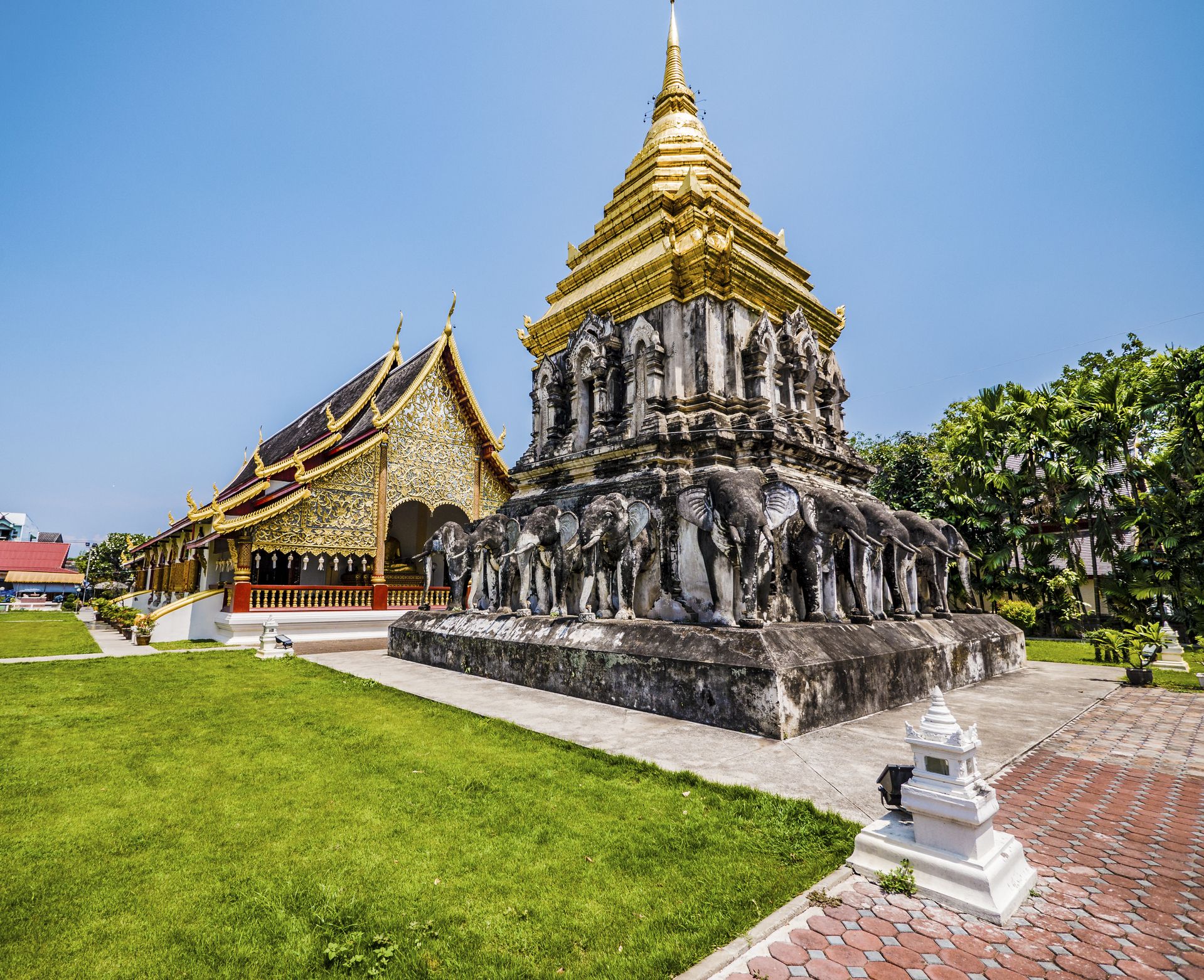 Wat Chiang Man en Chiang Mai.