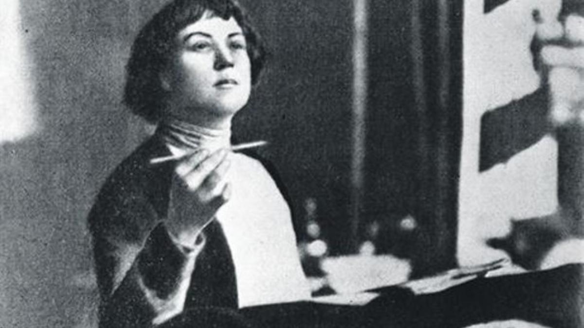 La revolucionaria y feminista rusa Aleksandra Kollontai.