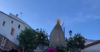 Vídeo | La Virgen de la Montaña hace su entrada en Caleros