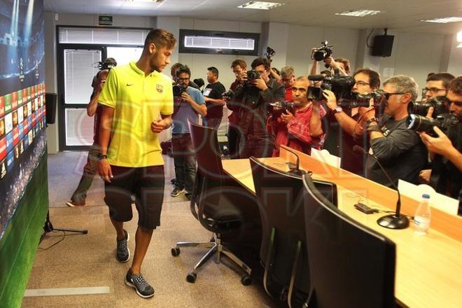 Rueda prensa de Luis Enrique y Neymar