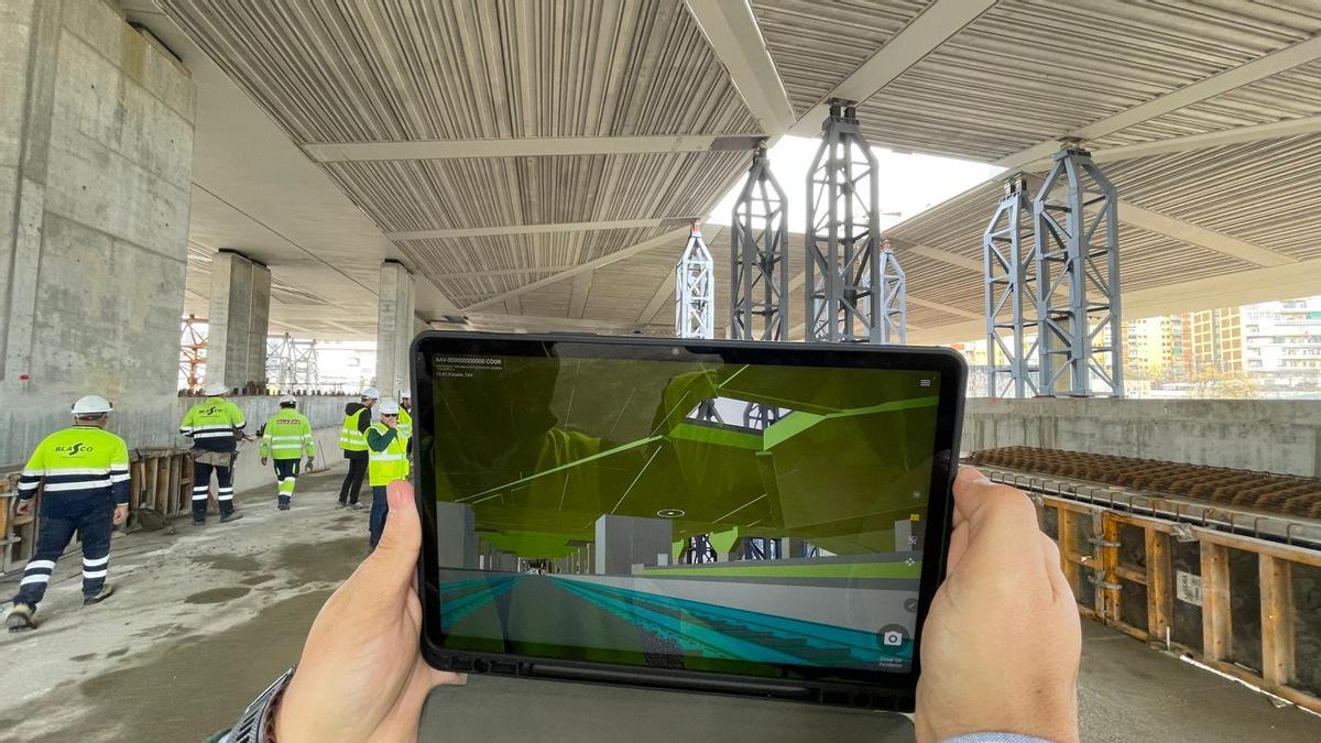 Un programa de realidad virtual permite convertir la obra en un producto acabado