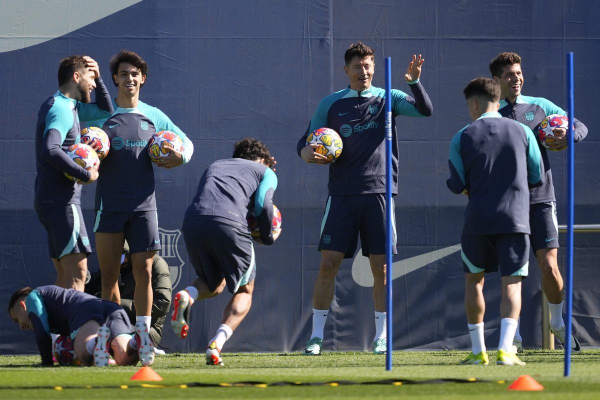 Entrenamiento del FC Barcelona