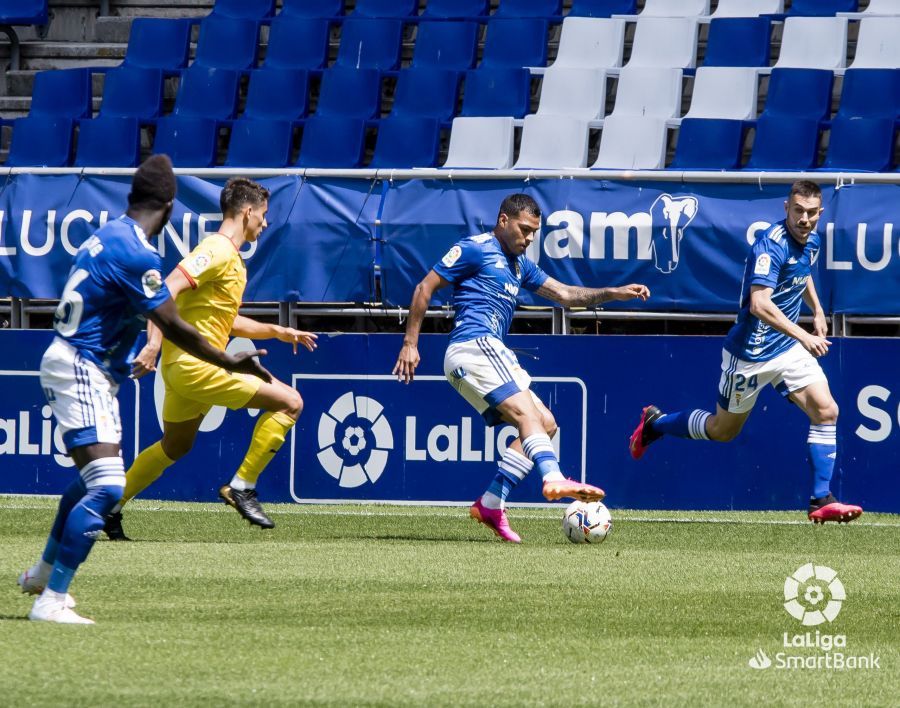 El Real Oviedo-Girona en imágenes