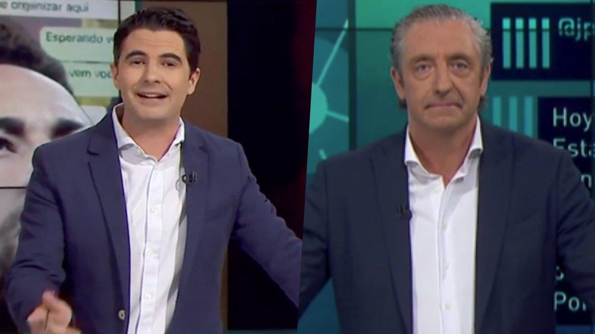 Guillermo Moreno y Josep Pedrerol en 'Jugones'