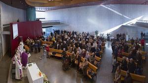 Interior de la parroquia Abraham