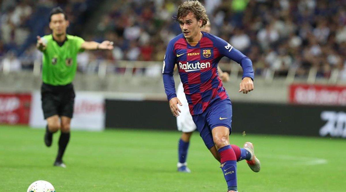 Antoine Griezmann ha debutado como azulgrana este martes en Saitama contra el Chelsea (1-2)