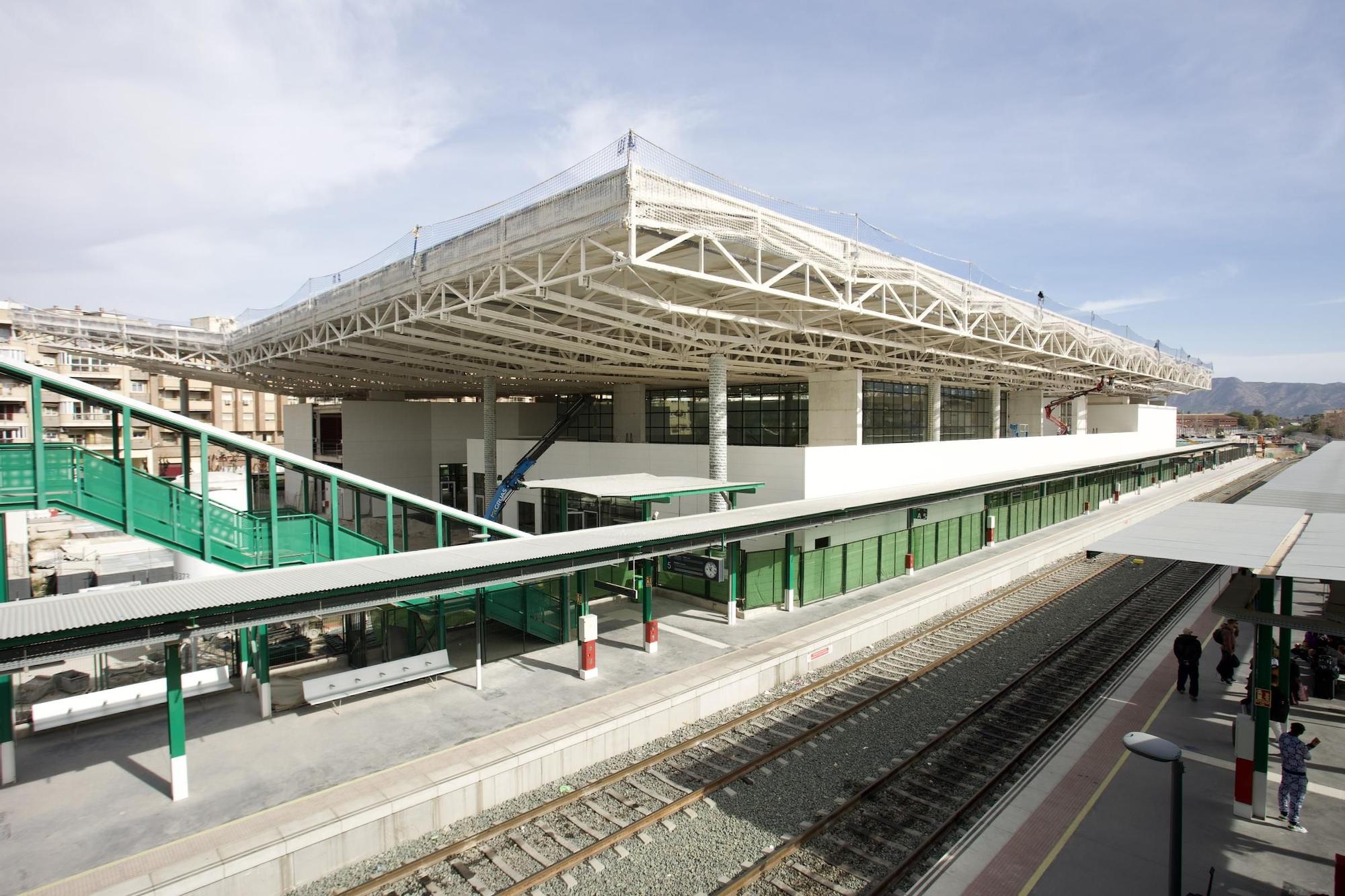 Así luce la nueva estación de Renfe en Murcia