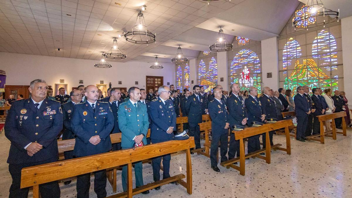 La misa celebrada en Benidorm.