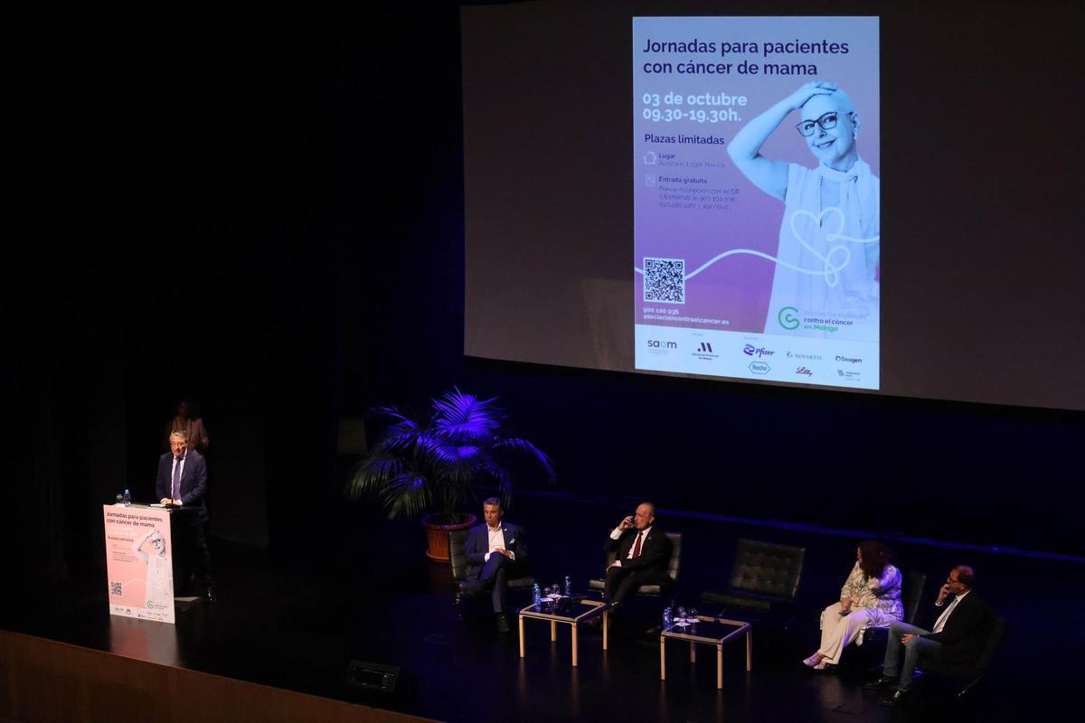Inauguración de las I Jornadas para Pacientes con Cáncer de Mama en la Diputación de Málaga