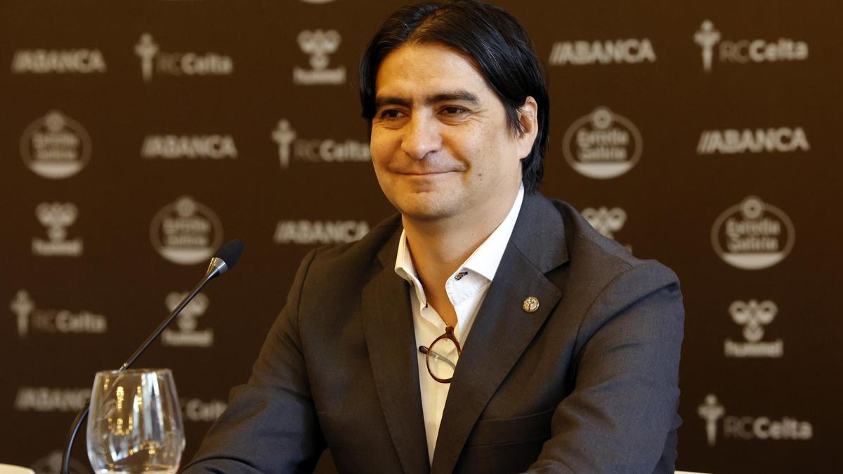 Garcés, en un acto en A Sede.