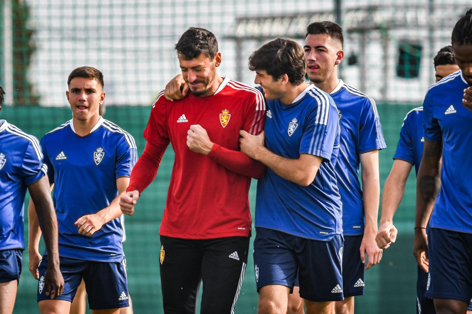 Segundo entrenamiento del Real Zaragoza en las instalaciones del las instalaciones de Pinatar Arena