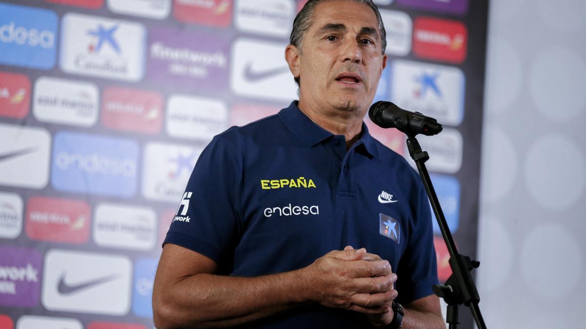 Rueda de prensa Sergio Scariolo antes del Eurobasket