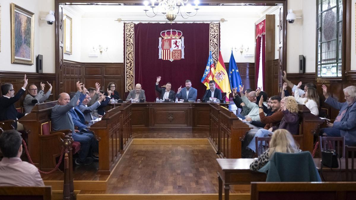 El pleno del Consorcio Provincial de Aguas de Castellón.