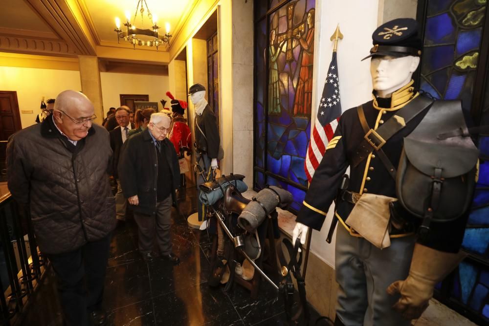 Exposición de uniformes militares