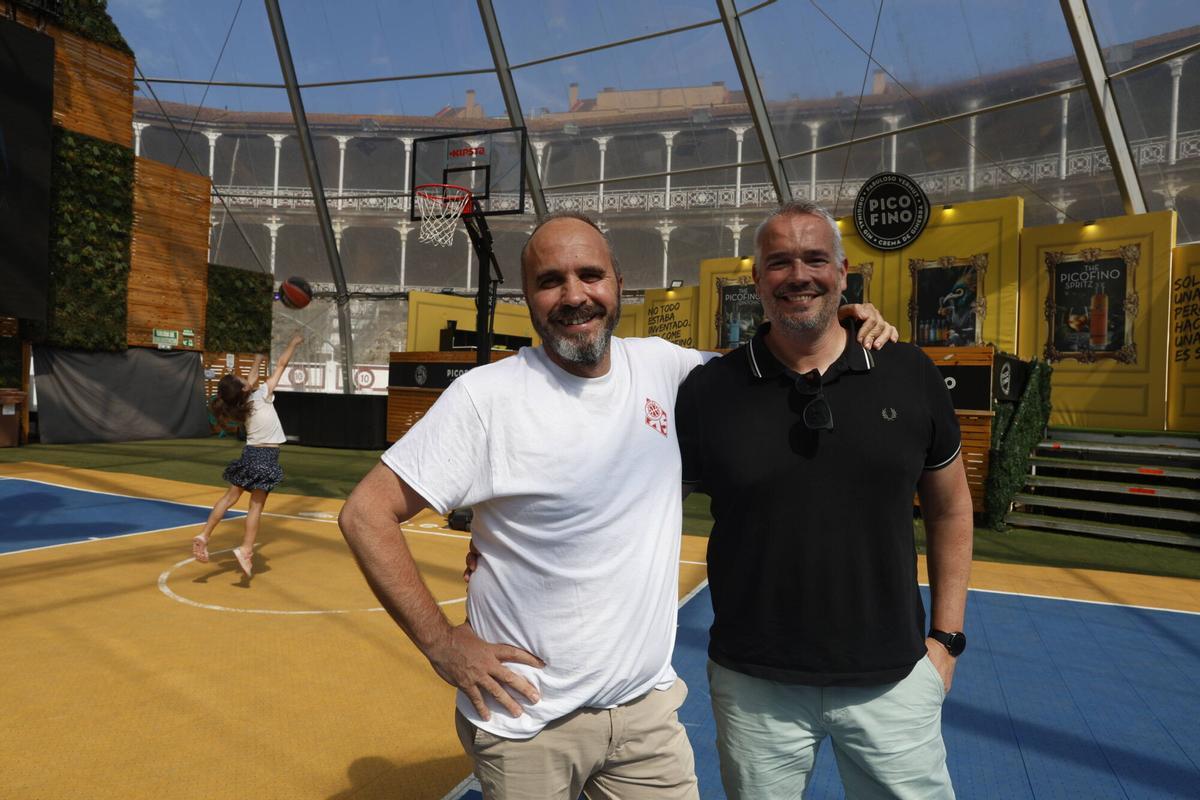 CODEMA baloncesto 75 aniversario en la carpa del GIJÓN ARENA