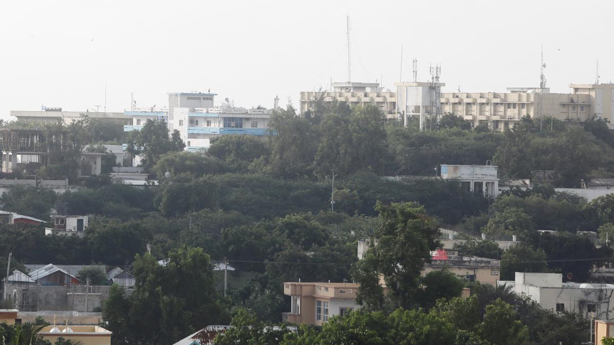 Vista del palacio presidencial de Somalia en la capital, Mogadiscio.