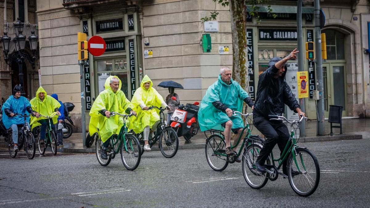 Lluvia en Barcelona