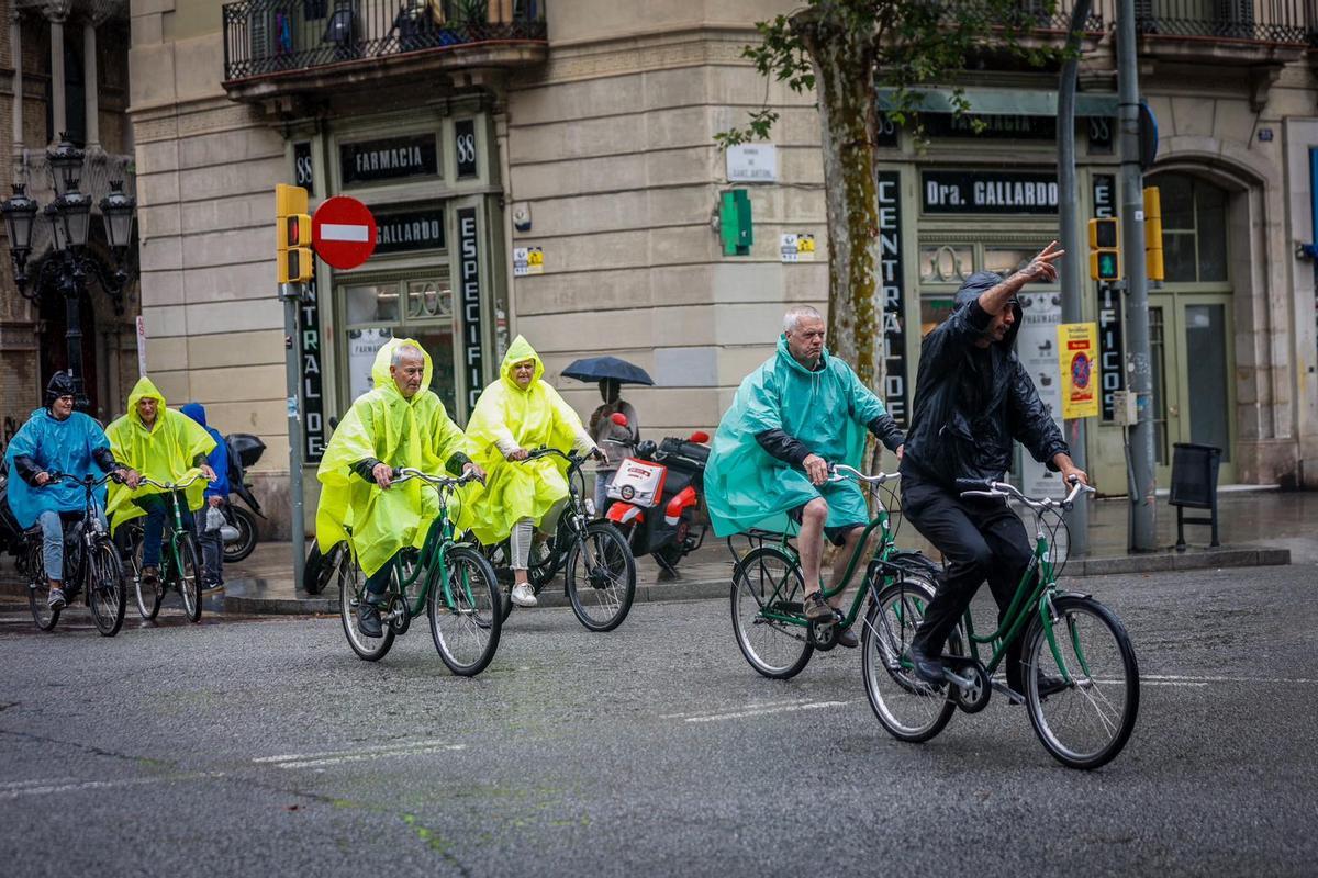 Lluvia en Barcelona