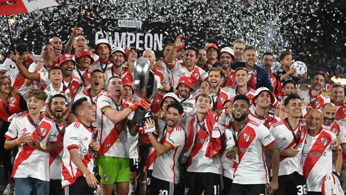 El River Plate se proclamó campeón de la Supercopa Argentina