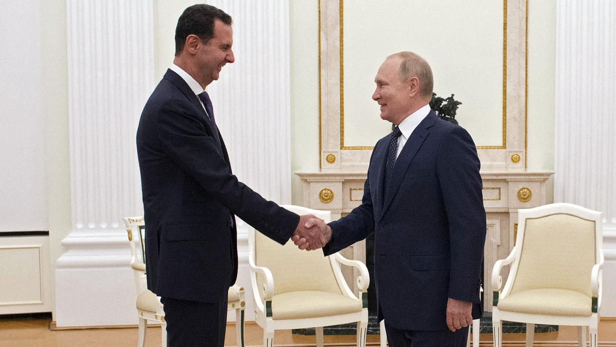 Al Asad se reúne con Putin.