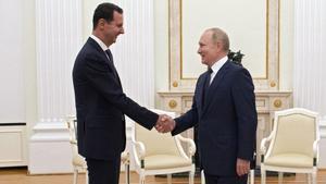 Al Asad se reúne con Putin.