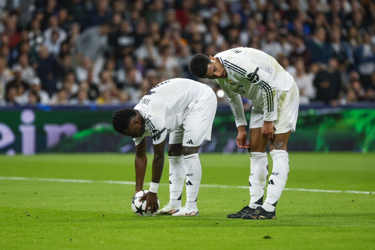 Vinicius Jr. y Bellingham en el Real Madid - AC Milan.