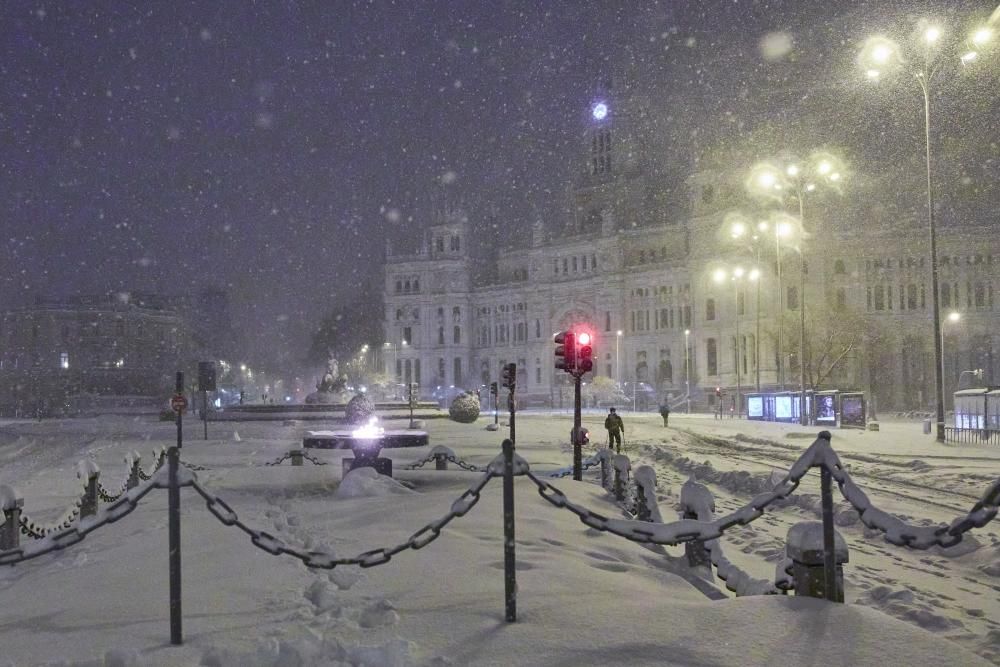 La gran nevada a Madrid aquest 9 de gener del 2021