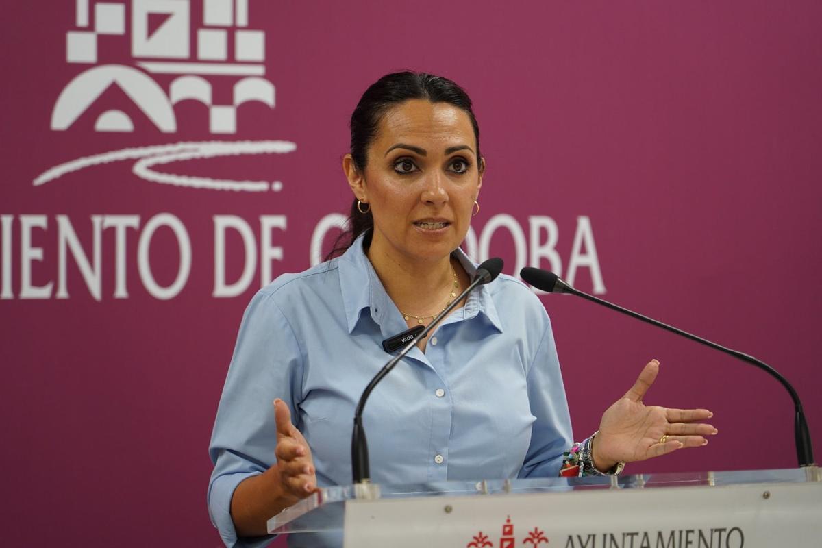 Carmen González, viceportavoz del PSOE en el Ayuntamiento de Córdoba.