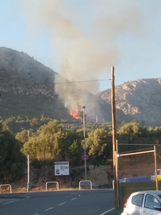 Incendi al Castell del Montgrí