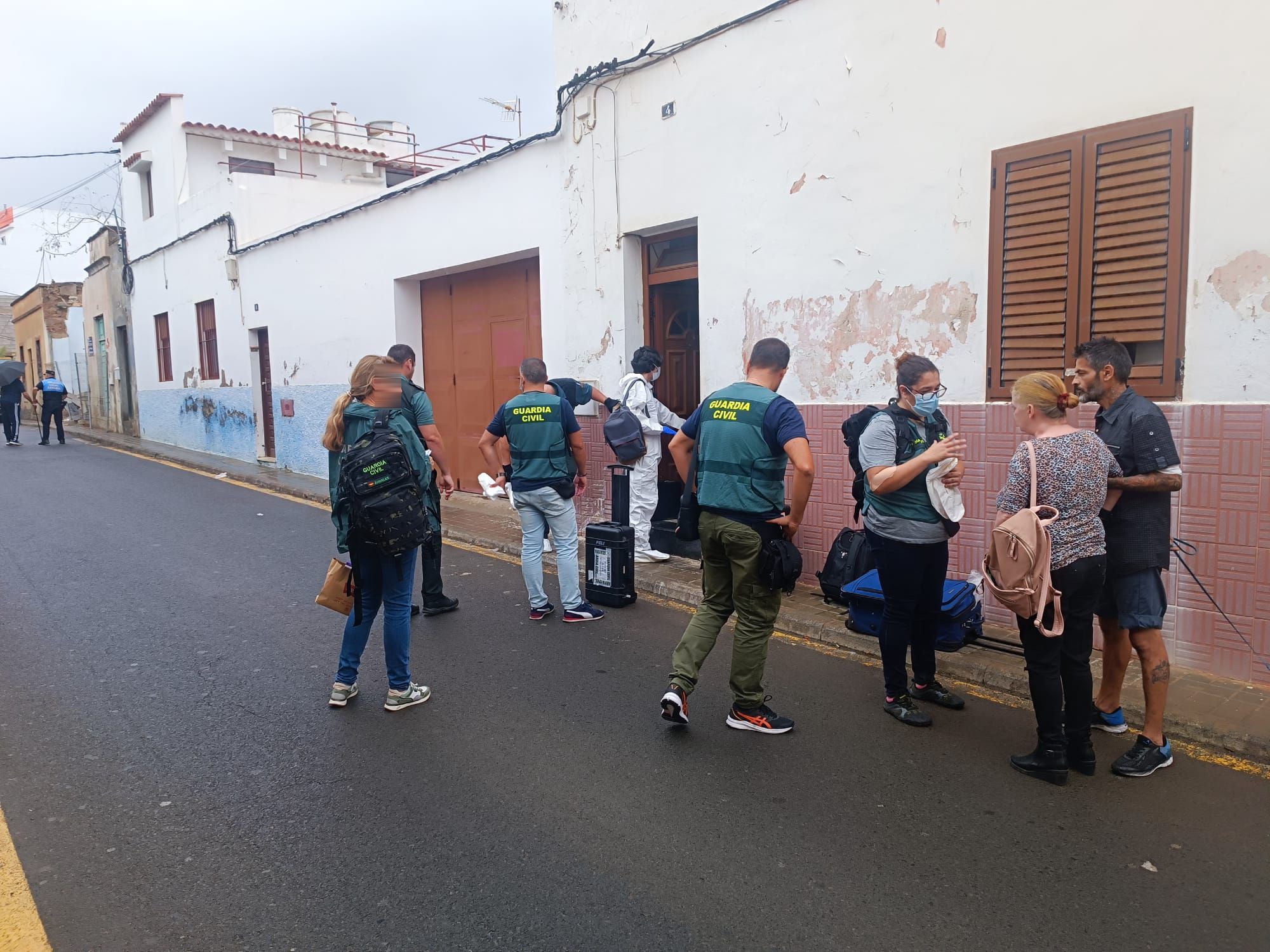 Asesinato de un hombre en la calle delgado en Gáldar