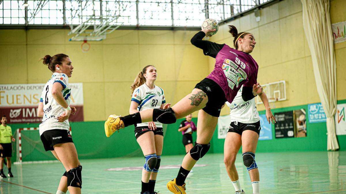 Andrea Roda, durante un partido con el Adesal de Córdoba.