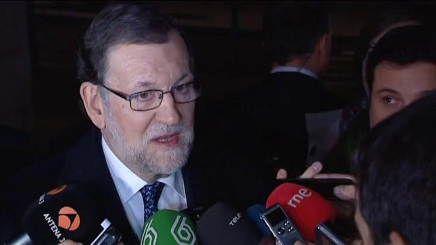 Mariano Rajoy asegura que "evidentemente" presentará su candidatura a la investidura