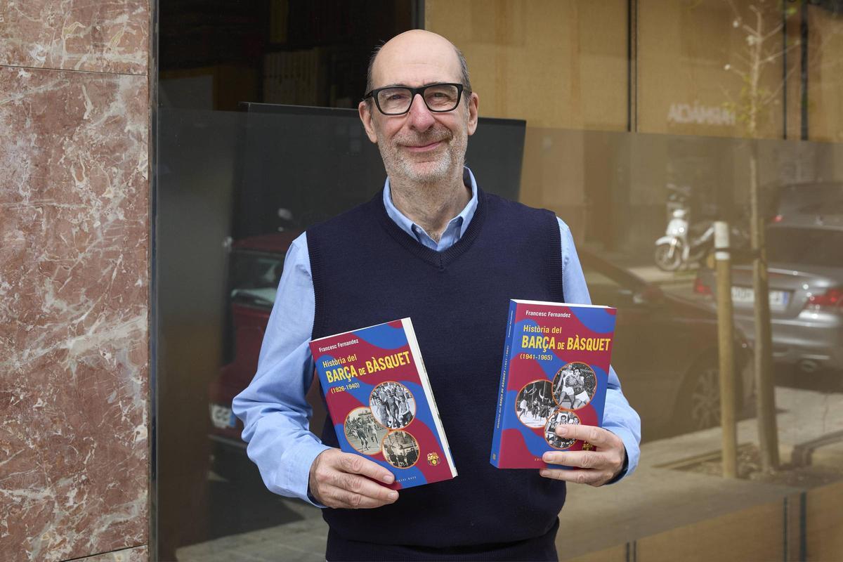 Francesc Fernández lanza su segundo libro con la historia de la sección del basket blaugrana