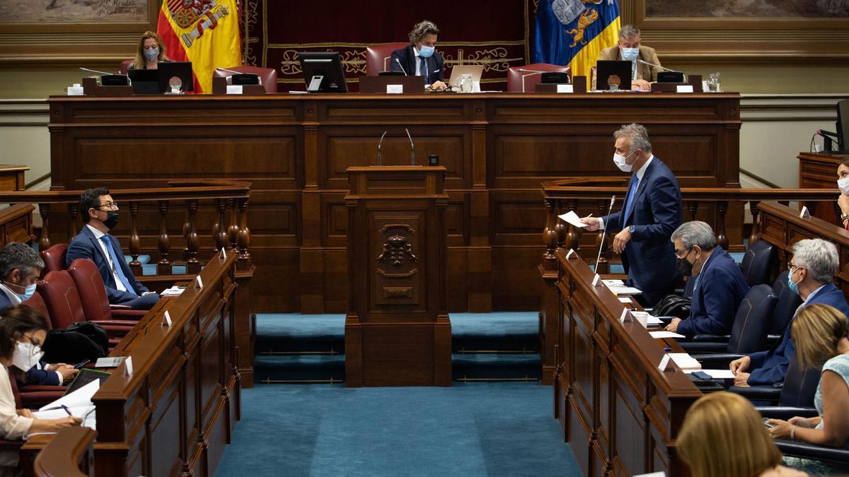 Pleno del Parlamento de Canarias