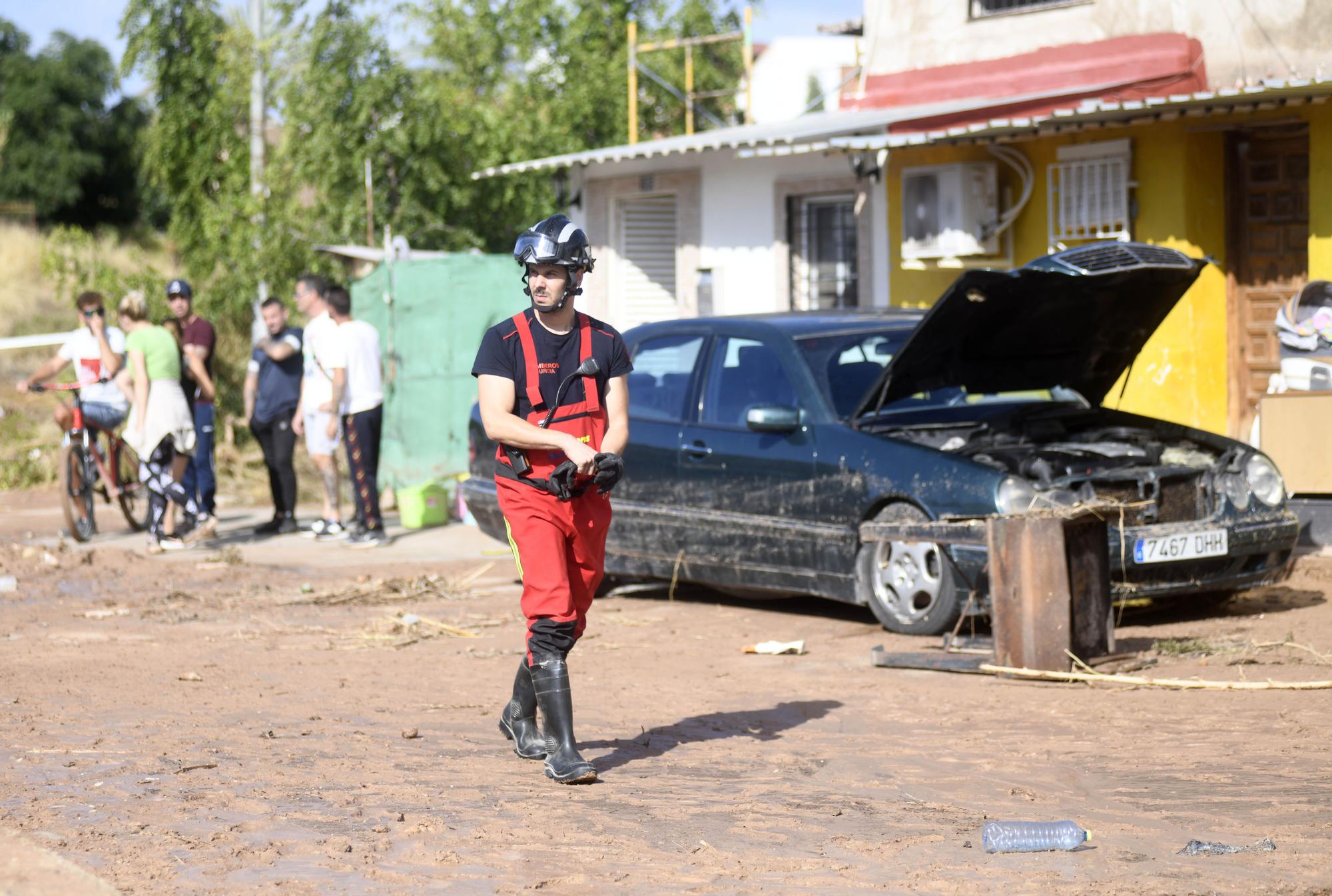 Los estragos del temporal en Javalí Viejo, en imágenes