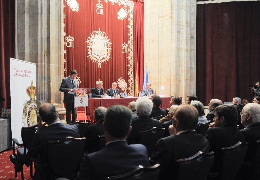 Homenaje de la Real Academia de Ingeniería a los asturianos Luis Adaro y Jerónimo Ibrán