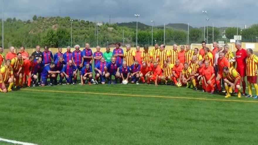 L&#039;Agrupació Barça Jugadors organitza un triangular de veterans a Callús